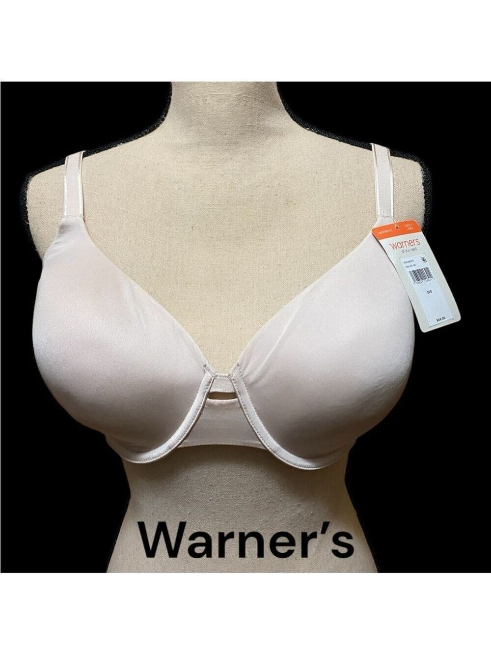 Warner’s-NWT 36D “all you need” lightly lined underwire, nude. New w/ tags!